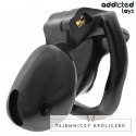 Addicted Toys Locked Midnight Cell S - system kontroli, 4 pierścienie, 4.8 cm ADDICTED