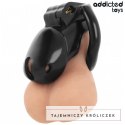 Addicted Toys Locked Midnight Cell S - system kontroli, 4 pierścienie, 4.8 cm ADDICTED