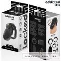 Addicted Toys Locked Midnight Cell S - system kontroli, 4 pierścienie, 4.8 cm ADDICTED