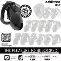 Addicted Toys Locked Midnight Cell S - system kontroli, 4 pierścienie, 4.8 cm ADDICTED