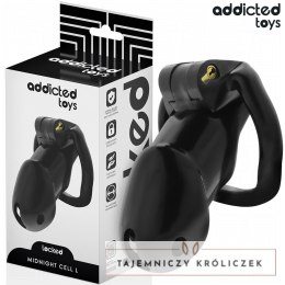 Addicted Toys Locked Midnight Cell System L - klatka zabezpieczająca, czarna ADDICTED