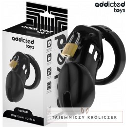 Addicted Toys Locked Obsidian Hold klatka zabezpieczająca M ADDICTED