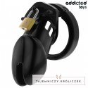 Addicted Toys Locked Obsidian Hold klatka zabezpieczająca M ADDICTED