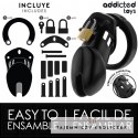 Addicted Toys Locked Obsidian Hold klatka zabezpieczająca M ADDICTED
