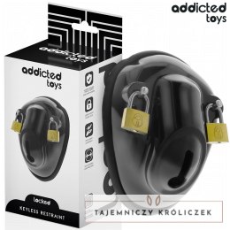 Addicted Toys Locked - system blokady bezkluczykowej, 11,5 cm, czarny ADDICTED