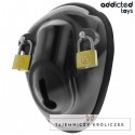 Addicted Toys Locked - system blokady bezkluczykowej, 11,5 cm, czarny ADDICTED