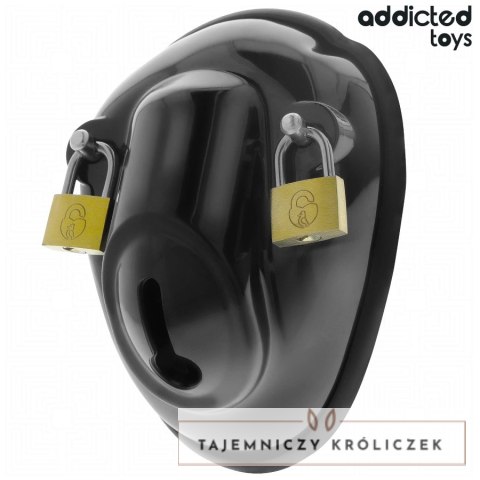 Addicted Toys Locked - system blokady bezkluczykowej, 11,5 cm, czarny ADDICTED