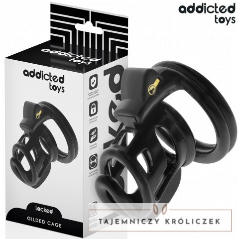 Addicted Toys Locked - system blokujący, stalowy, 8,5 cm, rozmiar M ADDICTED