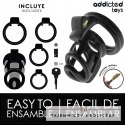 Addicted Toys Locked - system blokujący, stalowy, 8,5 cm, rozmiar M ADDICTED