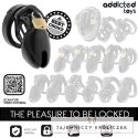 Addicted Toys Locked system zabezpieczający 10 cm z 5 pierścieniami ADDICTED