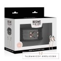 BEGME Black Edition kołnierz z neoprenu z łańcuszkiem i zaciskami, regulowany BEGME