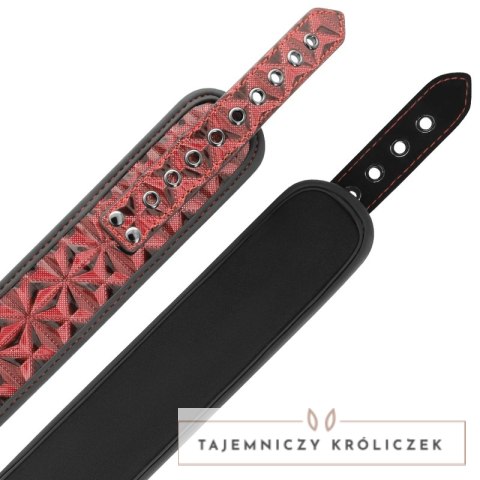 BEGME Red Edition - Kołnierz z neoprenową wyściołką i regulowanymi klipsami BEGME