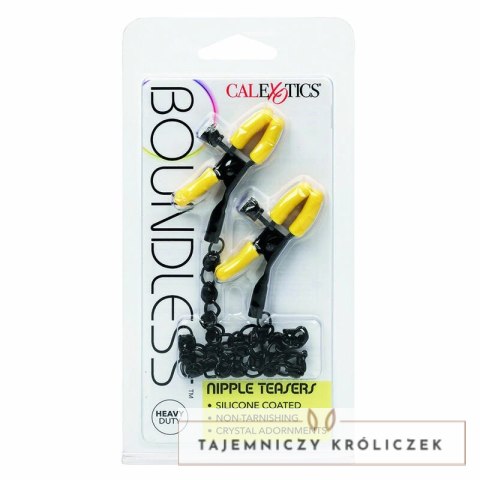 CalExotics Boundless Regulowane klamry z łańcuszkiem i kryształkami CALEXOTICS