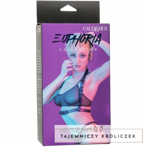 CalExotics Euphoria Halter - szelki intymne czarne, regulowane CALEXOTICS