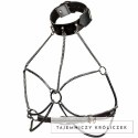 CalExotics Euphoria Plus Size - Uprząż z Kołnierzem i Łańcuszkami XL CALEXOTICS