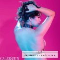 CalExotics Euphoria Plus Size - Uprząż z Kołnierzem i Łańcuszkami XL CALEXOTICS