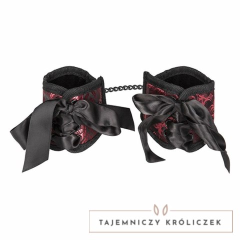 CalExotics Scandal Corset - mankiety dekoracyjne z regulacją, czerwono-czarne CALEXOTICS