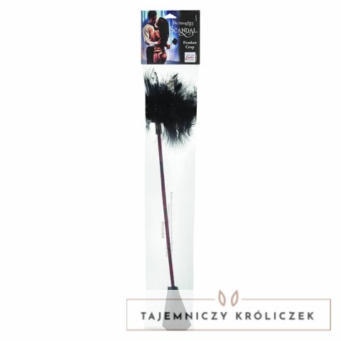 CalExotics Scandal Czarny Bat Ozdobiony Piorami 53,25 cm CALEXOTICS