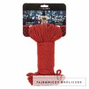 CalExotics Scandal Red lina do bondage 30 m bawełna/poliester CALEXOTICS