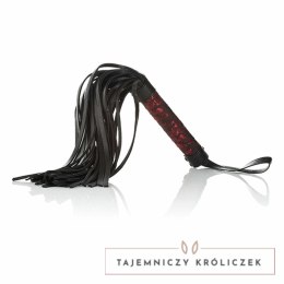 CalExotics Scandal Whip elegancki bat czerwono-czarny 37,5 cm CALEXOTICS