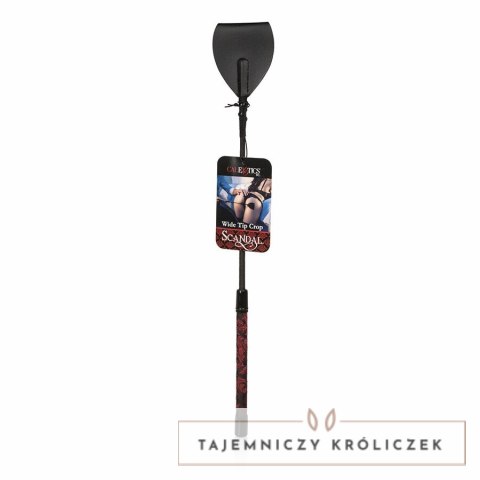 CalExotics Scandal Wide Point Whip - szeroka końcowka, 45 cm, czarny CALEXOTICS