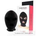 Darkness Maska tekstylna na usta i oczy czarna, uniwersalny rozmiar DARKNESS