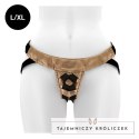 MYTHOLOGY Fantasy Harness L/XL brązowy - regulowane szelki wegańskie MYTHOLOGY FANTASY