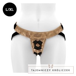 MYTHOLOGY Fantasy Harness L/XL brązowy - regulowane szelki wegańskie MYTHOLOGY FANTASY