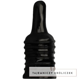 OhMama Fetish silikonowy naparstek analny z teksturowaną powierzchnią 6cm OHMAMA
