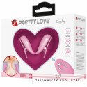 Pretty Love Cailey - Zaciski stymulujące 10 trybow, pilot, rożowe PRETTY LOVE