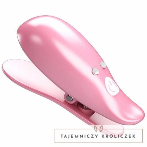 Pretty Love Leaf wibrujące klipsy magnetyczne rożowe 10 trybow USB PRETTY LOVE