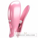 Pretty Love Leaf wibrujące klipsy magnetyczne rożowe 10 trybow USB PRETTY LOVE