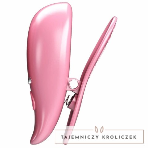 Pretty Love Leaf wibrujące klipsy magnetyczne rożowe 10 trybow USB PRETTY LOVE