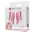 Pretty Love Leaf wibrujące klipsy magnetyczne rożowe 10 trybow USB PRETTY LOVE