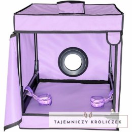 Secret Dome Club Cabina Violet - przenośna kabina z matą i LED, 60x60x70 cm SECRET DOME