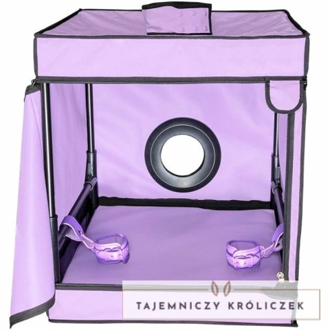 Secret Dome Club Cabina Violet - przenośna kabina z matą i LED, 60x60x70 cm SECRET DOME