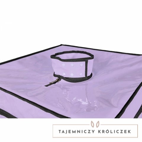Secret Dome Club Cabina Violet - przenośna kabina z matą i LED, 60x60x70 cm SECRET DOME