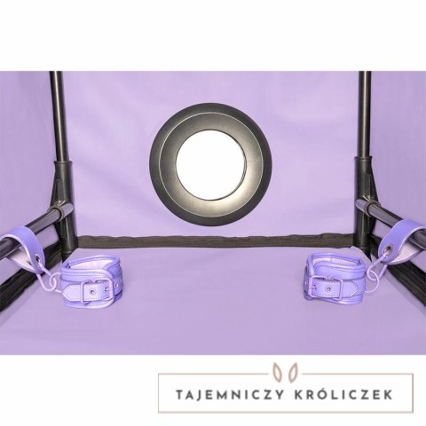 Secret Dome Club Cabina Violet - przenośna kabina z matą i LED, 60x60x70 cm SECRET DOME