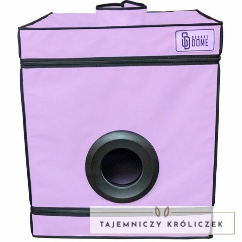Secret Dome Club Cabina Violet - przenośna kabina z matą i LED, 60x60x70 cm SECRET DOME