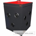 Secret Dome Kink Club Cabin Scandale czarno-czerwony 100x100x140 cm SECRET DOME