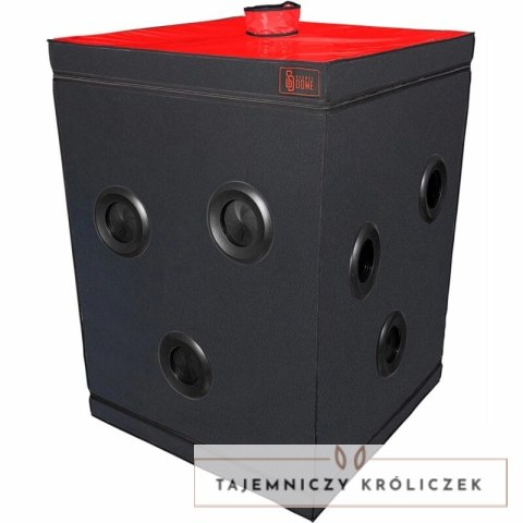 Secret Dome Kink Club Cabin Scandale czarno-czerwony 100x100x140 cm SECRET DOME