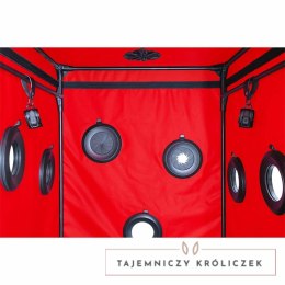 Secret Dome Kink Club Cabin Scandale czarno-czerwony 100x100x140 cm SECRET DOME