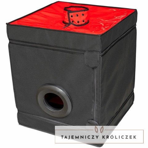 Secret Dome Kink Club Kabina Czarno-Czerwona 60x60x70 cm LED SECRET DOME
