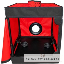 Secret Dome Kink Club Kabina Czarno-Czerwona 60x60x70 cm LED SECRET DOME