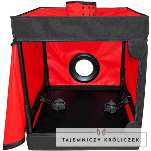 Secret Dome Kink Club Kabina Czarno-Czerwona 60x60x70 cm LED SECRET DOME