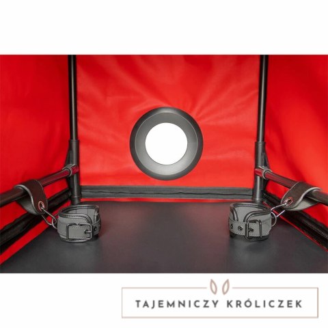 Secret Dome Kink Club Kabina Czarno-Czerwona 60x60x70 cm LED SECRET DOME