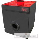 Secret Dome Kink Club Kabina Czarno-Czerwona 60x60x70 cm LED SECRET DOME