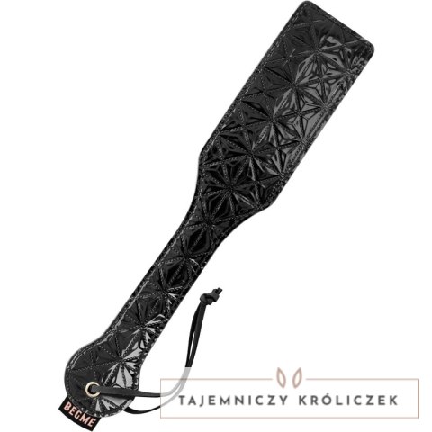 Begme Paddle Black Edition z wegańskiej skory 32x6cm BEGME