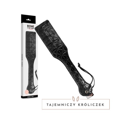 Begme Paddle Black Edition z wegańskiej skory 32x6cm BEGME