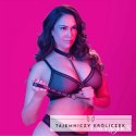 CalExotics Euphoria Chain Halter Collar & Leash Plus Size - skorzany komplet CALEXOTICS